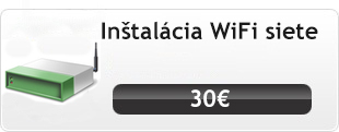 Inštalácia WiFi siete