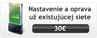 Nastavenie WiFi a LAN siete